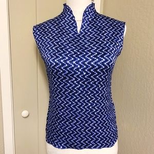 Petite Sophisticate stretch fitted tank top